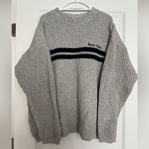 Notre Dame Merrow Whalerknits Sweater